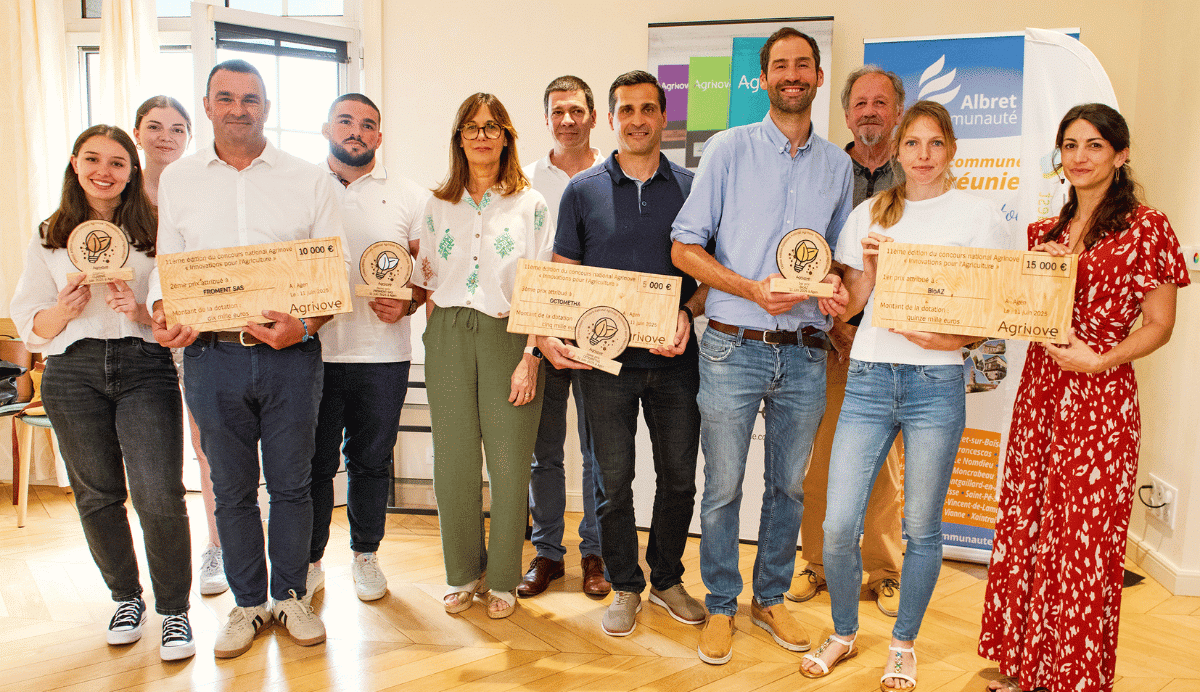 Les lauréats du concours Agrinove édition 2025