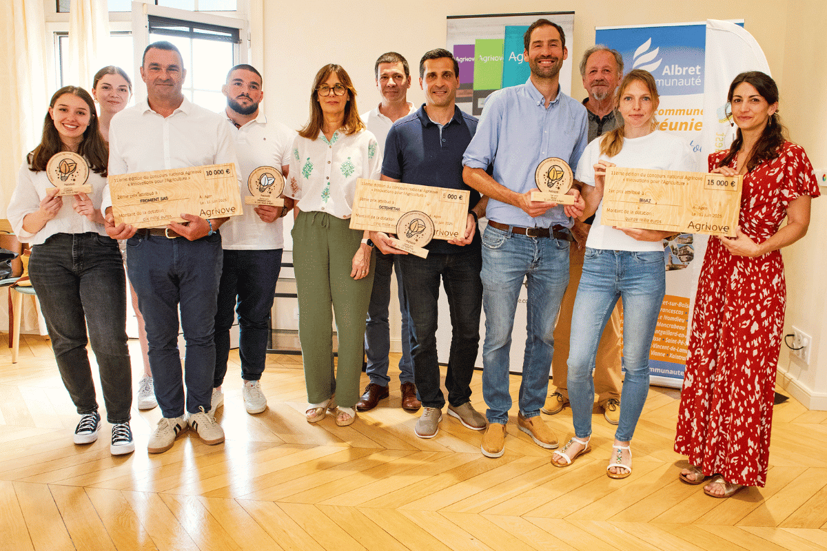 Les lauréats du concours Agrinove édition 2025