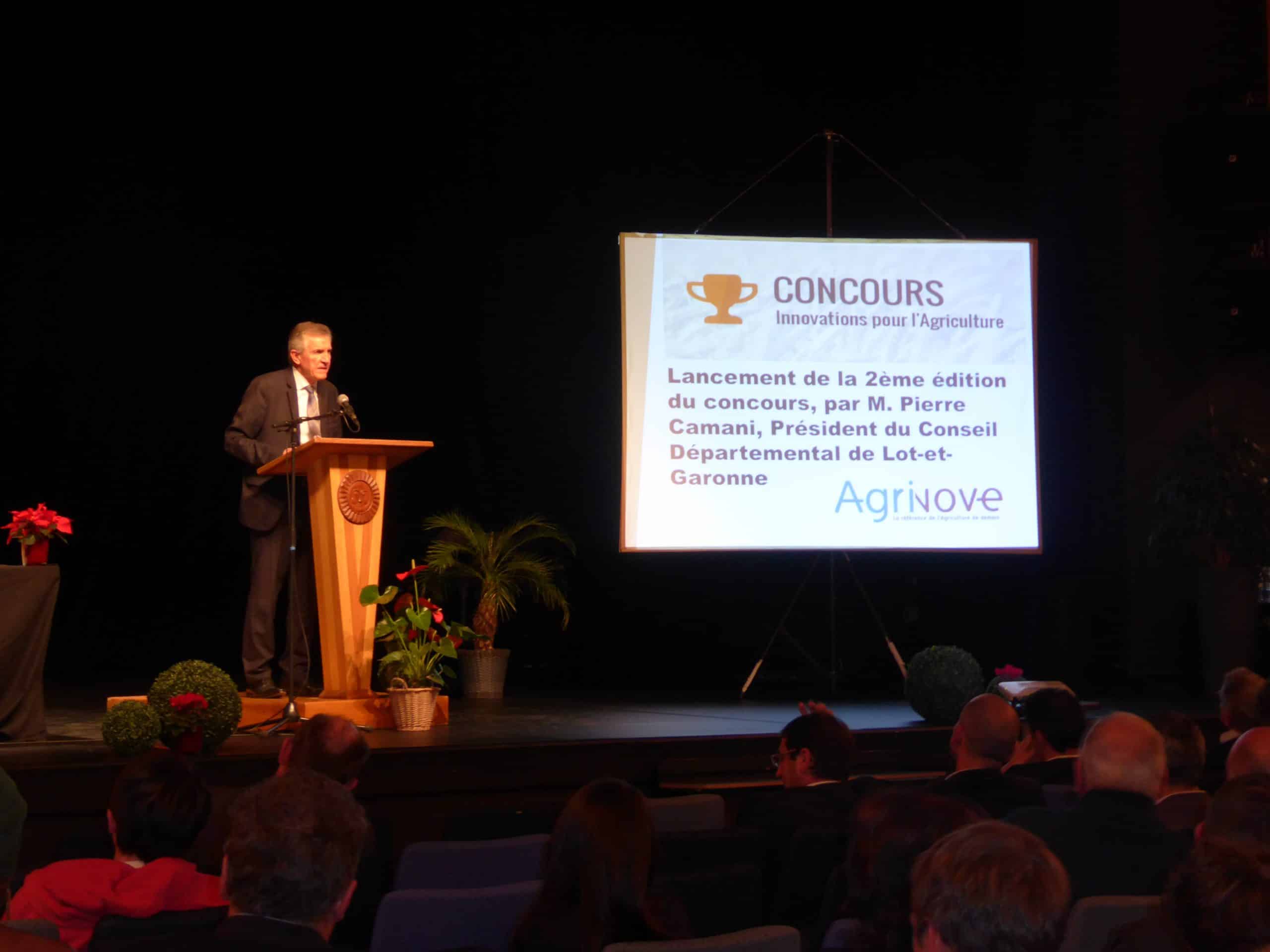 Pierre Camani clôture Agrinovembre en annonçant la seconde édition du concours Agrinove.
