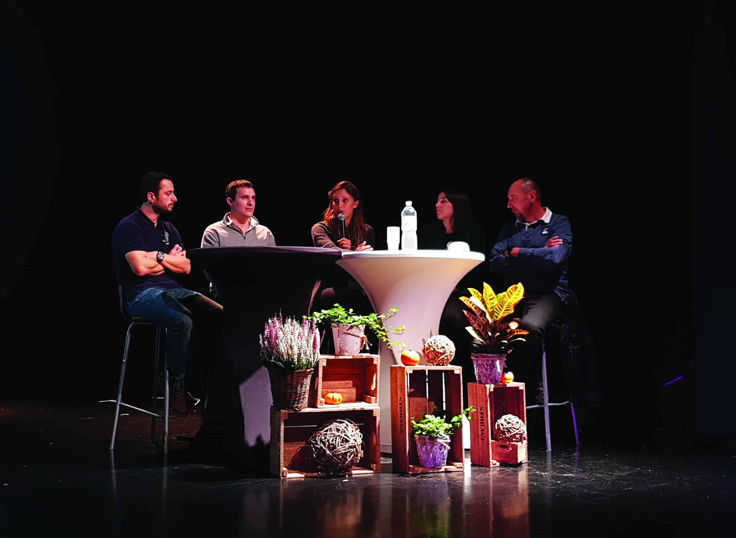 Table ronde consacrée à la filière du houblon a réuni Hopen, la chambre d’agriculture départementale, les pépinières Martaillac, la brasserie Terko et Houblon de France.