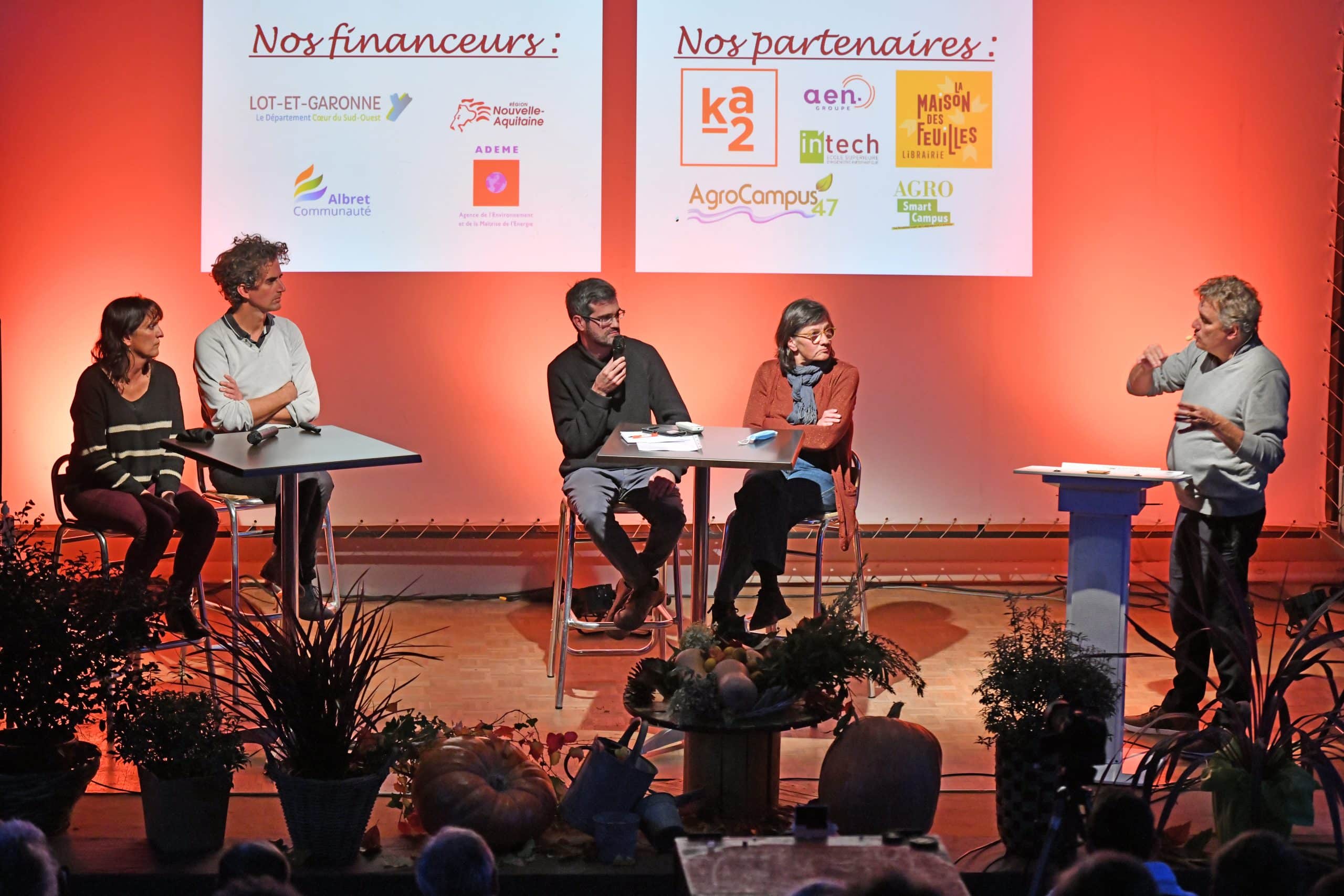En 2021, Fabien Balaguer, Catherine Bernard, Carine Magot et Nicolas Tonnet ont échangé lors de la première table ronde du forum Agrinovembre.