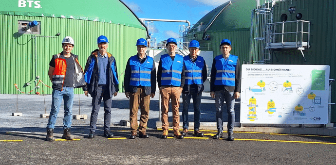 Visite du site de Mios en Gironde fin octobre 2025.