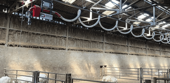 Installation des machines Dussau distribution