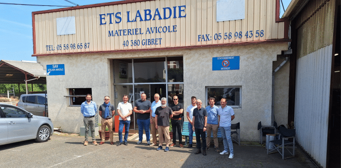 réunion du Conseil d’administration du Cluster Machinisme au sein de l’entreprise LABADIE, juin 2025